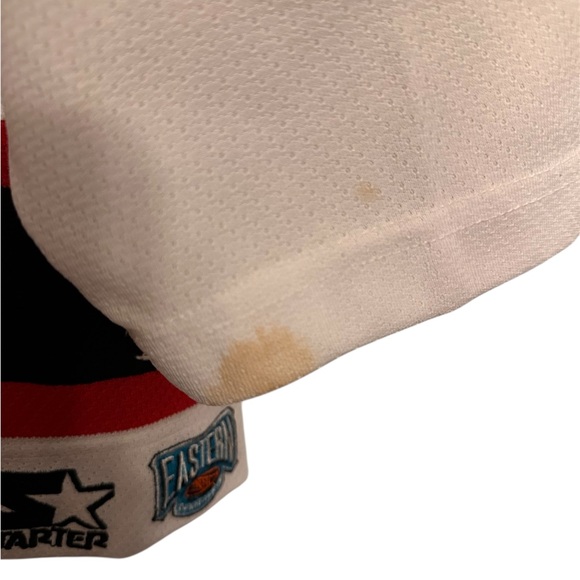 Vintage New Jersey Devils Martin Brodeur XL Red White Hockey Jersey READ - Picture 6 of 8